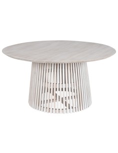 Mesa de comedor redonda decape
