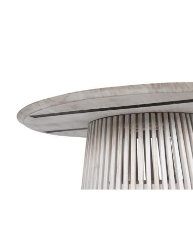 Mesa de comedor redonda decape