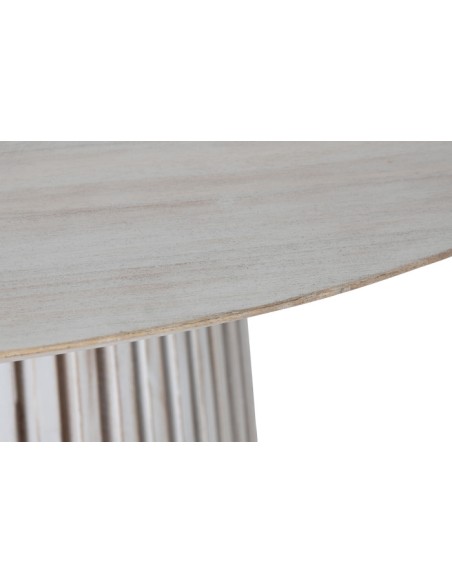 Mesa de comedor redonda decape