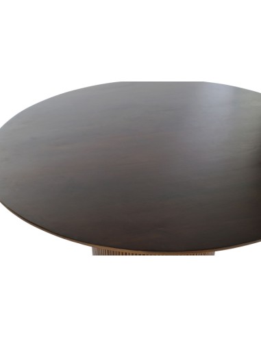 Mesa de comedor de mango marrón