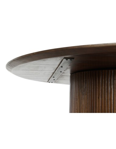 Mesa de comedor de mango marrón