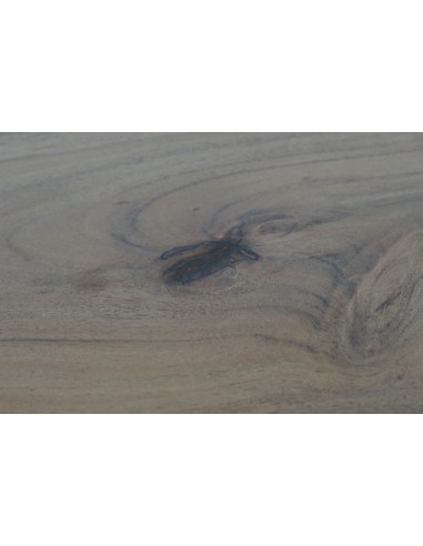 Mesa de comedor de mango blanca