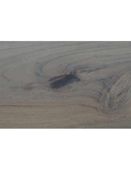 Mesa de comedor de mango blanca