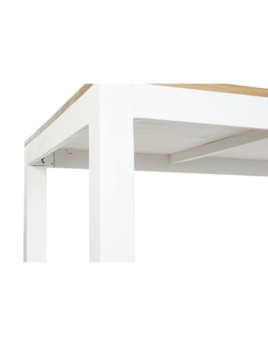 Mesa de comedor de mango blanca