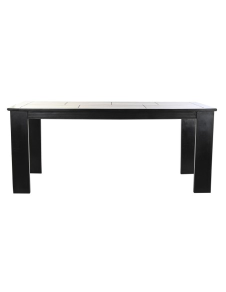Mesa de comedor de acacia en negra/marrón