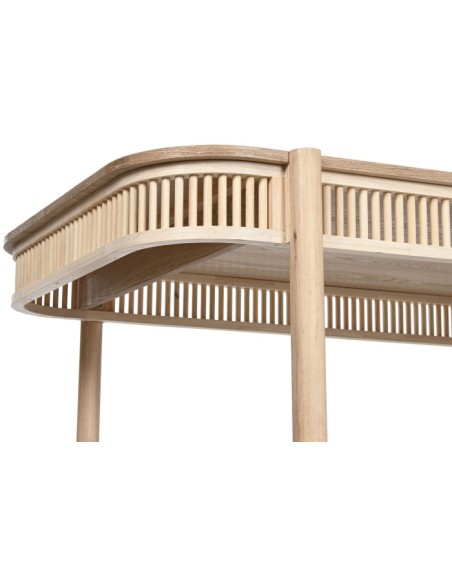 Mesa de comedor de abeto natural.