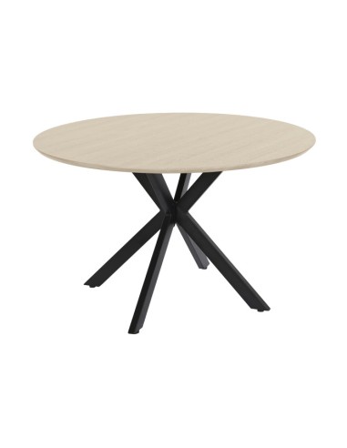 Mesa de comedor madera y patas metal