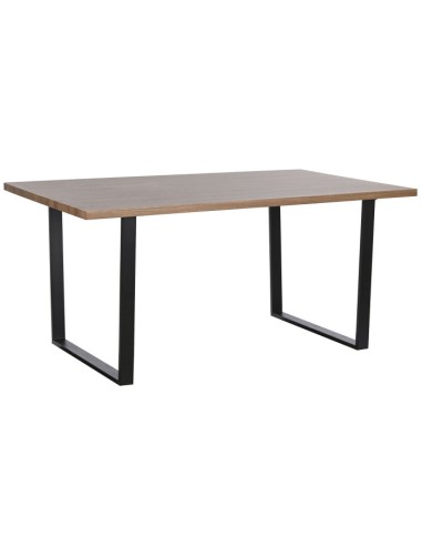 Mesa de comedor madera y patas metal