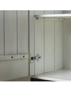 Mueble madera de mango blanco 2