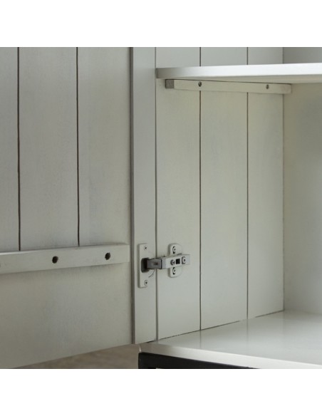 Mueble madera de mango blanco