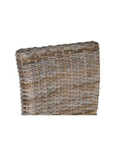 Silla mimbre y patas de mango