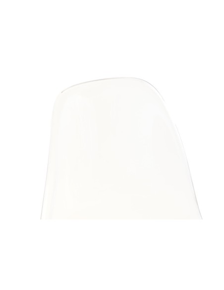 silla policarbonato base beige