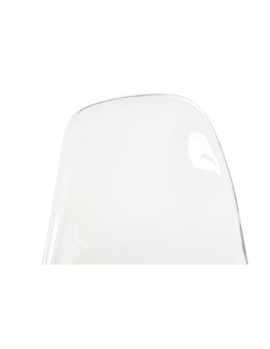 Silla policarbonato base negra