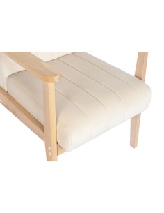 Sillón de pino color beige 2