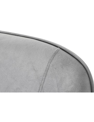 Sillón butaca de poliéster en terciopelo azul