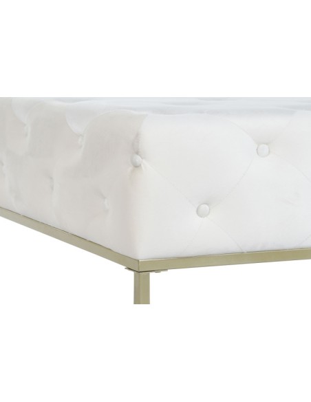 Descalzador cuadrado de poliéster en blanco