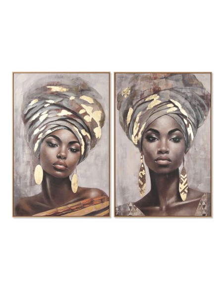 Cuadro Africana con Turbante