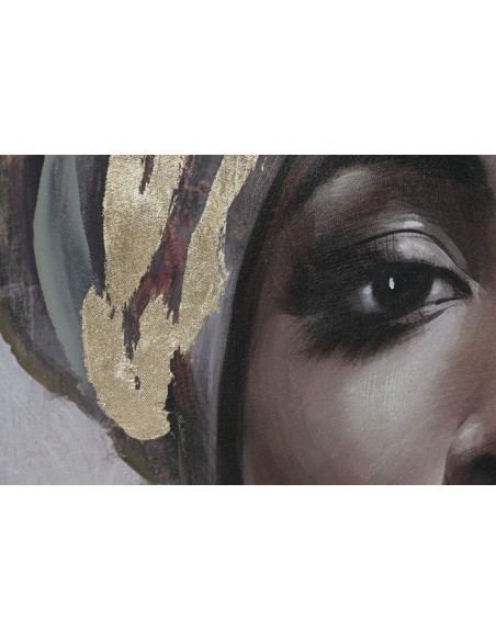 Cuadro Africana con Turbante