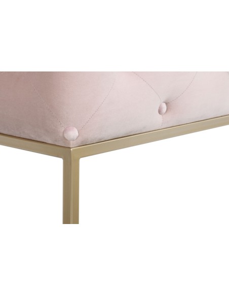 Descalzador cuadrado de poliéster en rosa