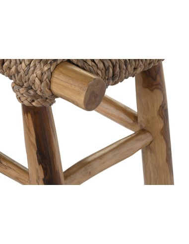 Descalzadora de teca y ratán