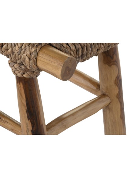 Descalzadora de teca y ratán