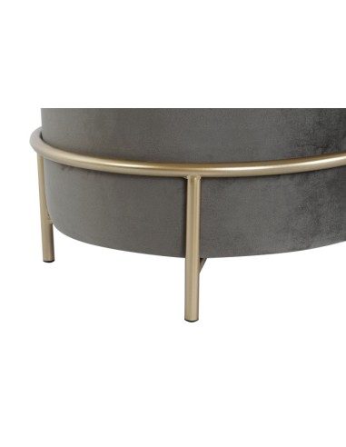 Reposapiés poliéster gris