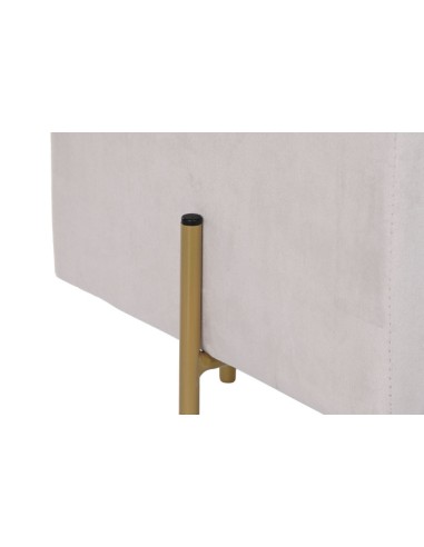 Reposapiés baúl poliéster rosa