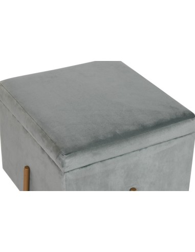 Reposapiés baúl poliéster verde