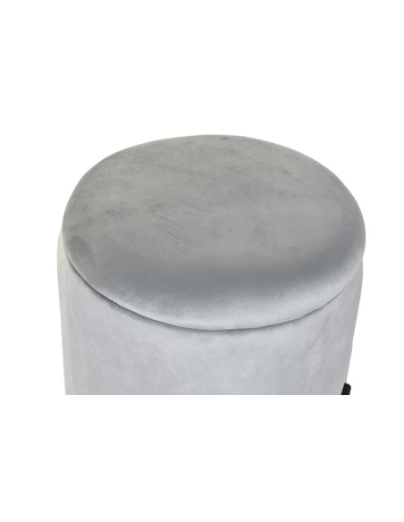 Reposapiés baúl gris