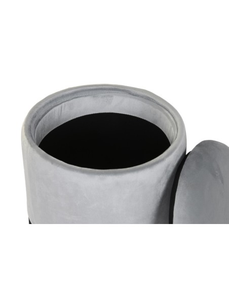 Reposapiés baúl gris