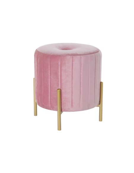 Reposapiés terciopelo rosa