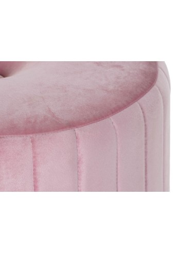 Reposapiés terciopelo rosa