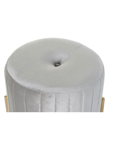 Reposapiés terciopelo gris