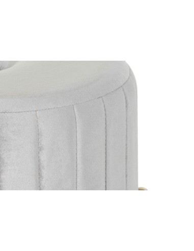 Reposapiés terciopelo gris