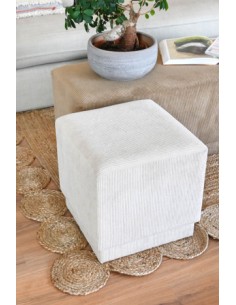 Reposapiés pana beige 2
