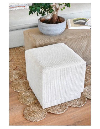 Reposapiés pana beige