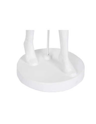 Lampara mujer de resina blanca