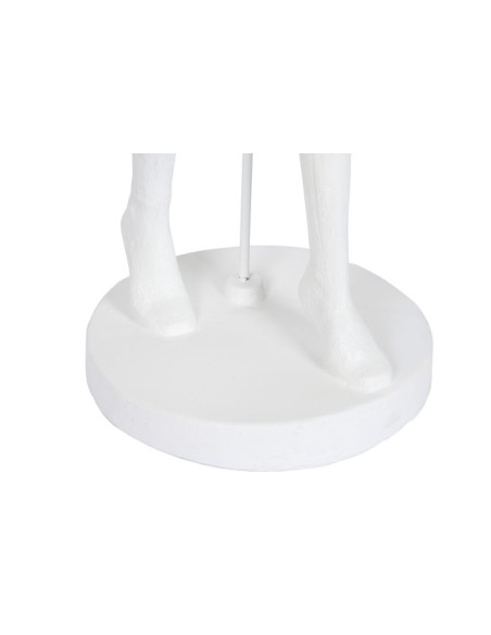 Lampara mujer de resina blanca