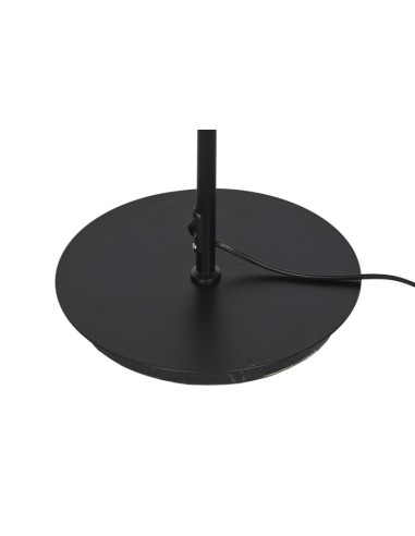 Lampara de pie metal con cristal