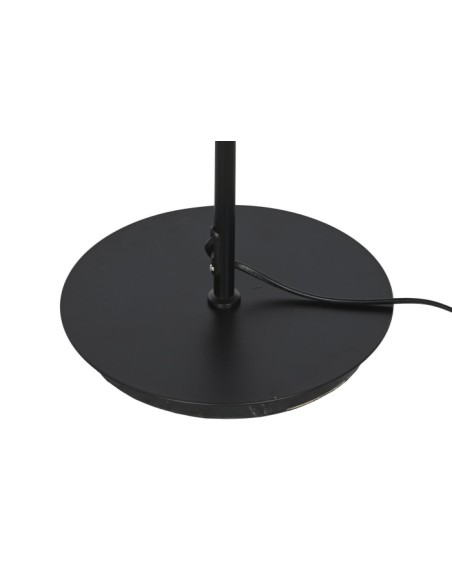 Lampara de pie metal con cristal