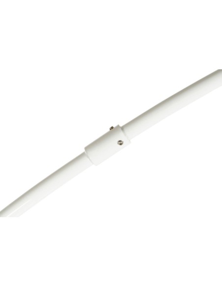 Lampara de pie metal blanca