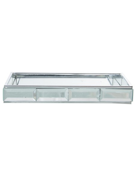 Bandeja metal con espejo