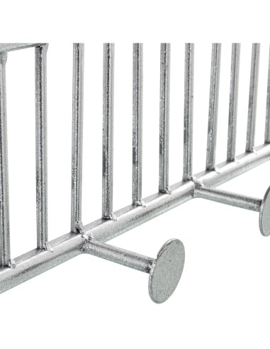 Perchero plata c/espejo