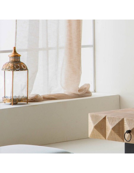 Farol Árabe de metal Oro