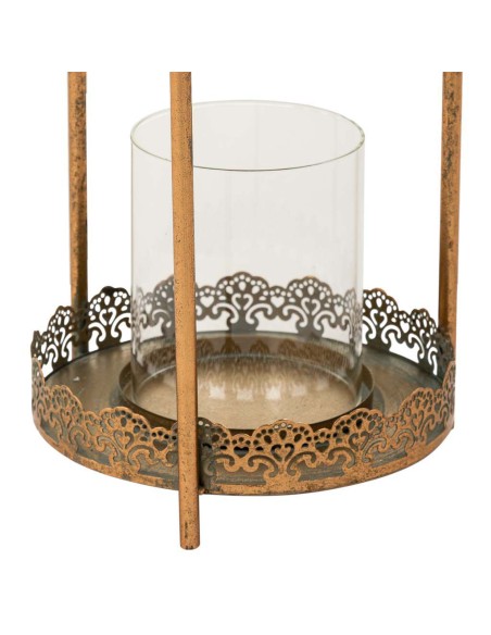 Farol Árabe de metal Oro