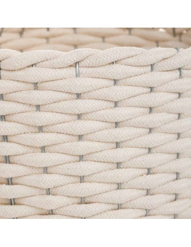 Macetero de algodón blanco G