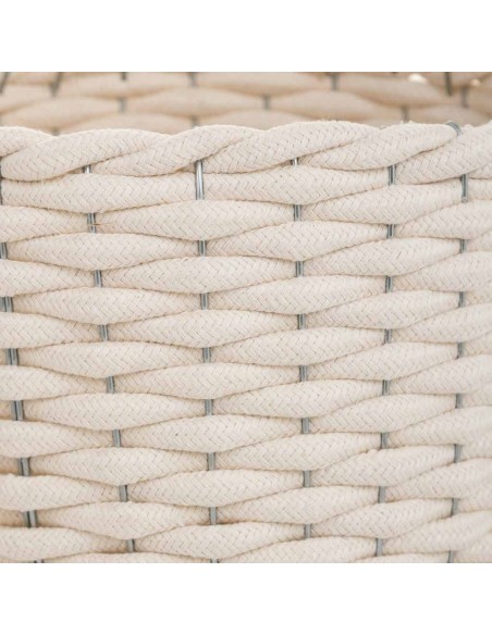 Macetero de algodón blanco G