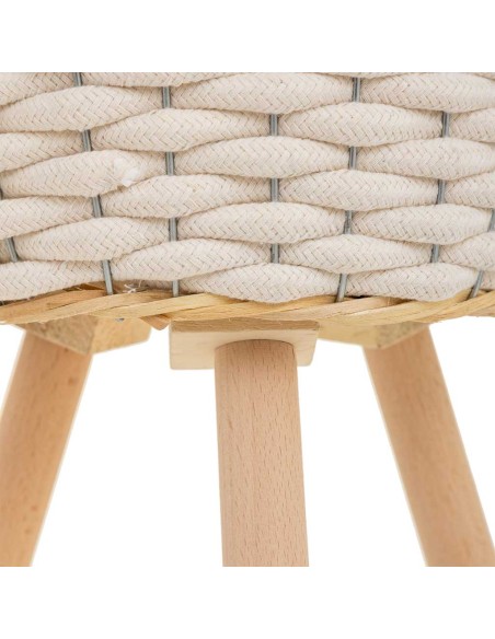 Macetero de algodón blanco G