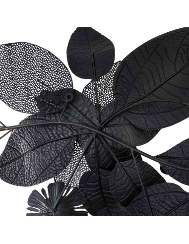 Mural de pared metálico Flores