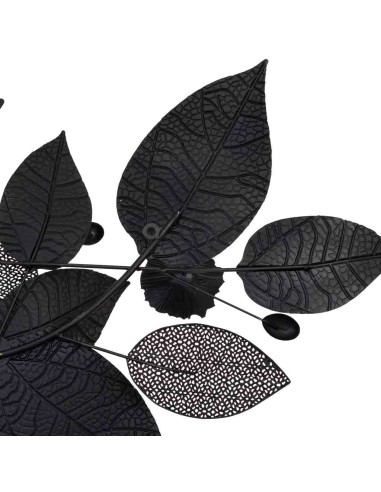 Mural de pared metálico Flores